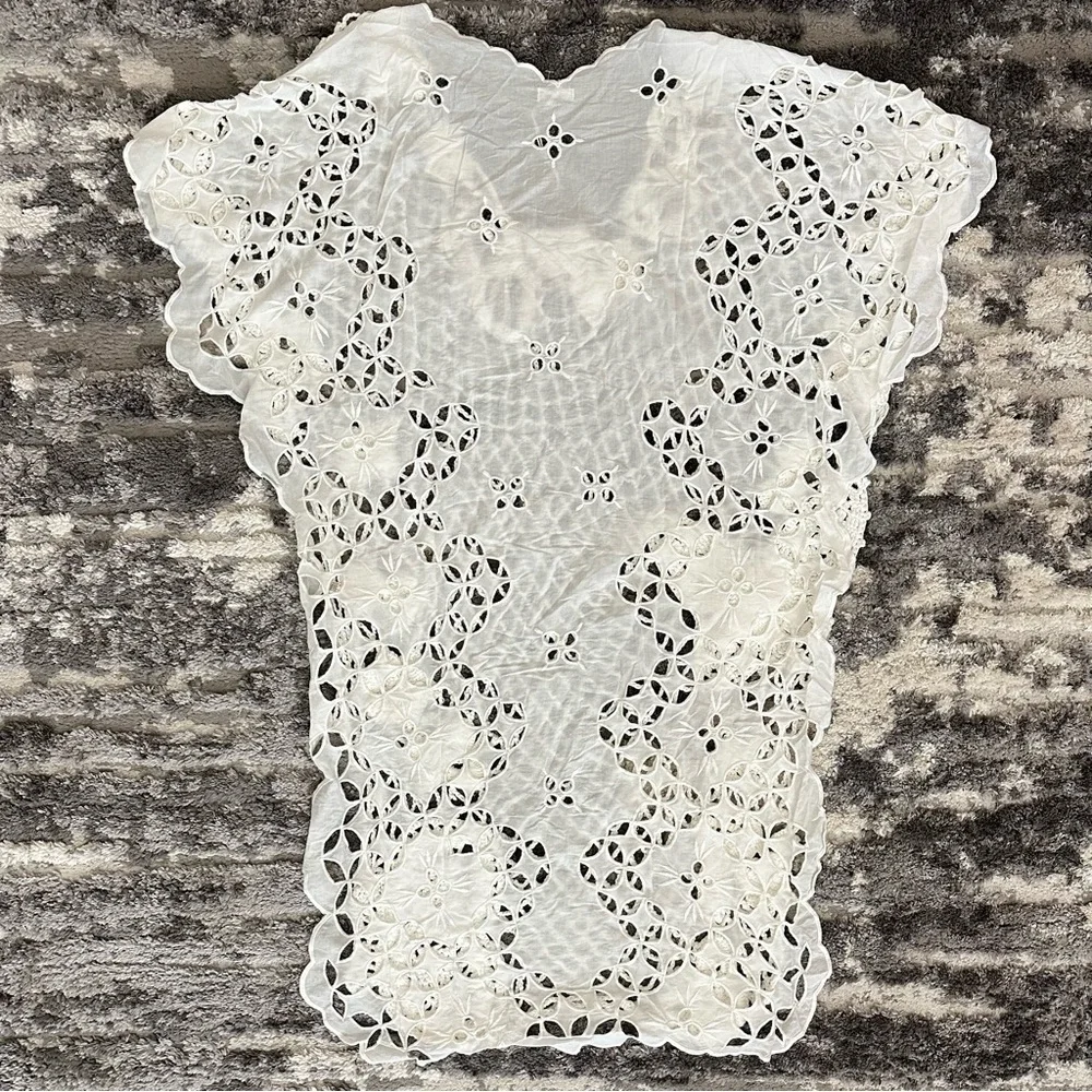 Free People Crochet Away Kaftan Size XS/S